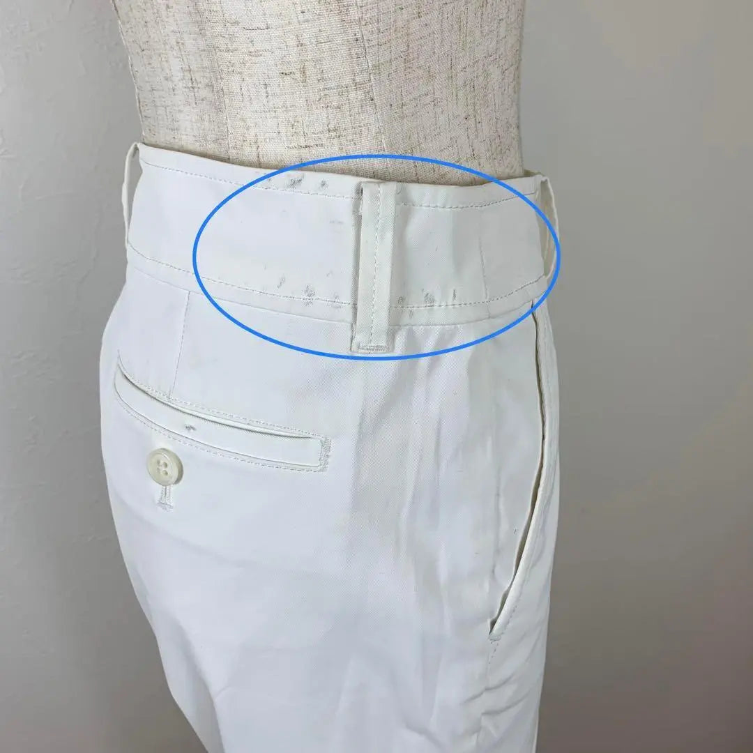 →1,780 yenes [Razonable] Pantalones UNIQLO blancos cintura 70 (envío incluido)