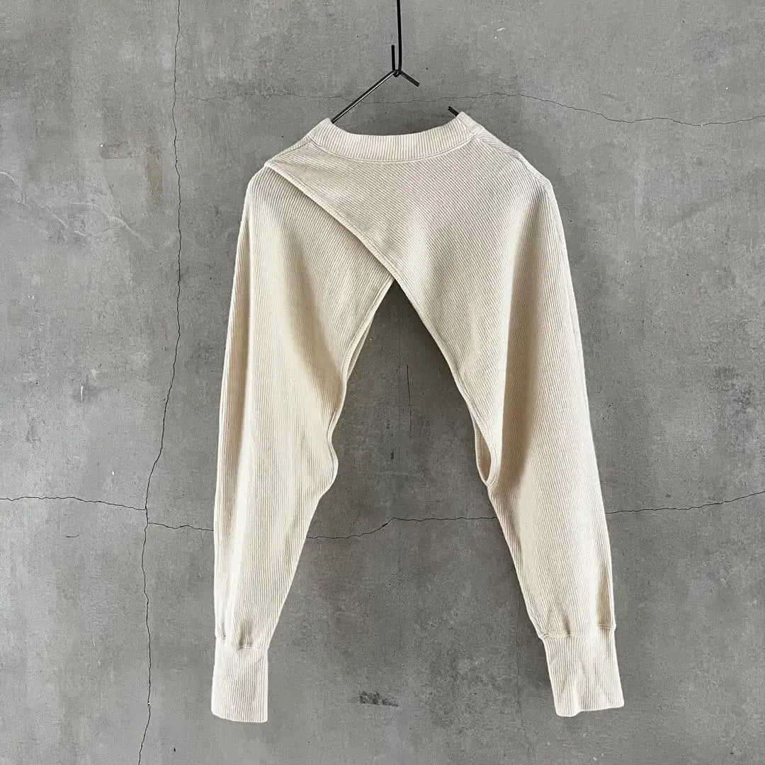 MAISON SPECIAL Short Arm Knit Tops | MAISON SPECIALメゾンスペシャル　ショートアームニットトップス