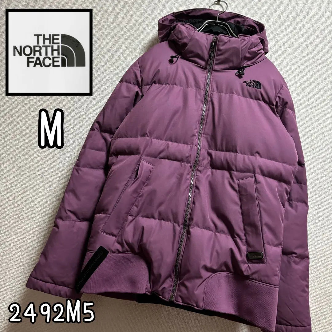 ☆ Rara chaqueta de plumas North Face morada 550 Phil Ladies M | ☆希少 ノースフェイス ダウンジャケット パープル 550フィル レディース M