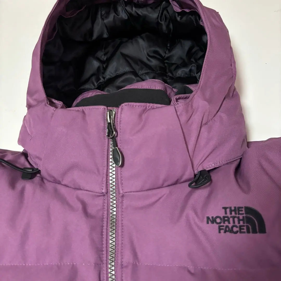 ☆ Rara chaqueta de plumas North Face morada 550 Phil Ladies M | ☆希少 ノースフェイス ダウンジャケット パープル 550フィル レディース M