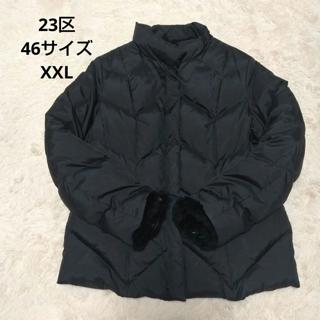 23 ward down jacket black 46 size