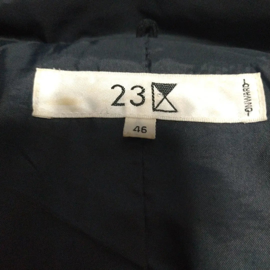 23 ward down jacket black 46 size