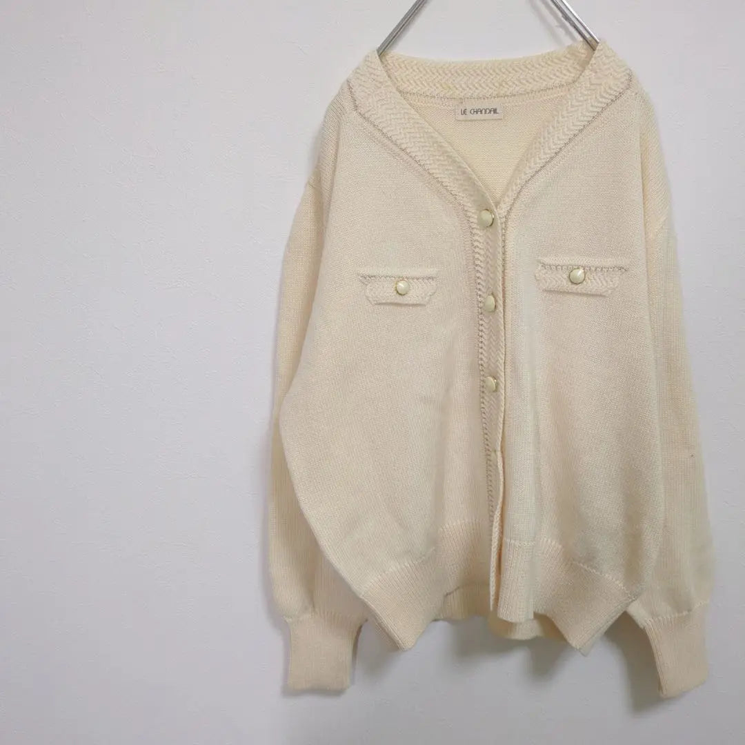 LE CHANDAIL * Tops Cardigan Haori Stretch Wool 100 | LE CHANDAIL＊トップス　カーディガン　羽織り　ストレッチ　ウール100