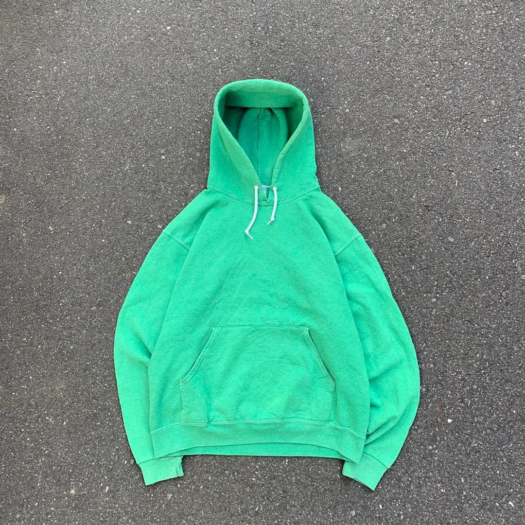 90s 00s JERZEES Parka Light Green M