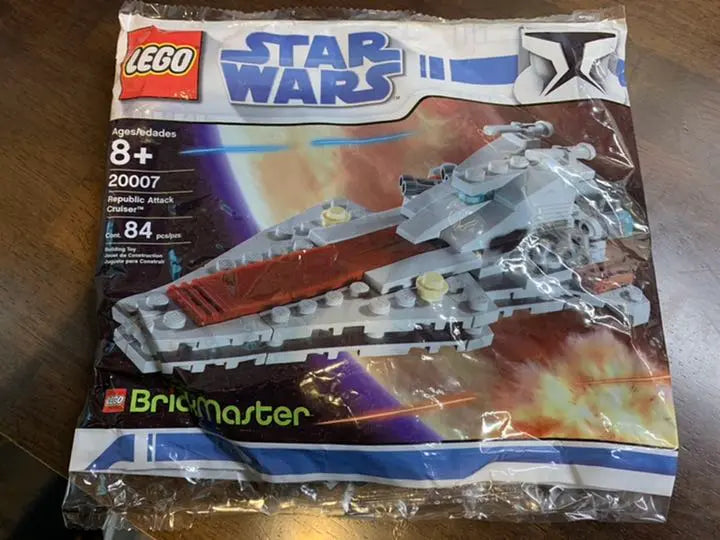 Crucero de ataque de la República LEGO Star Wars 20007 completamente nuevo y sin abrir