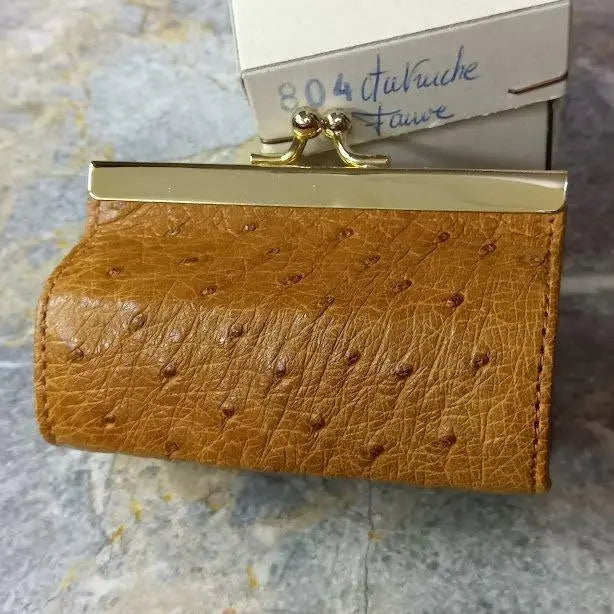 Good condition PASCAL MORABITO Ostrich Coin Case