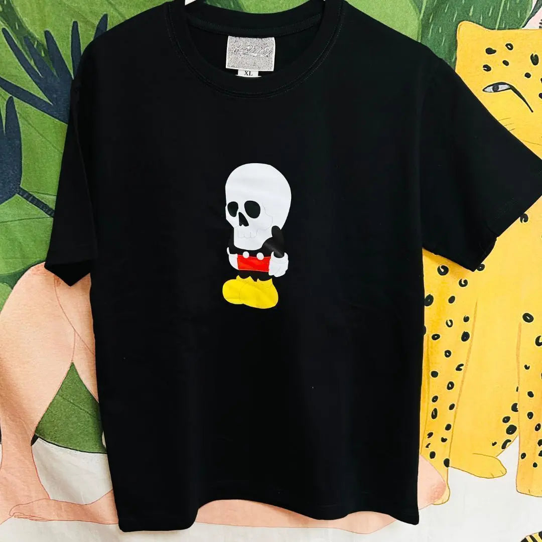 Camiseta de verano de manga corta con huesos craneales para hombre nueva XL 2XL