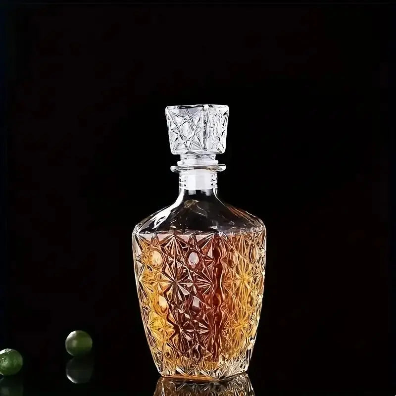 800ml Glass Decanter Perfect for Bar & Kitchen Wine Whiskey