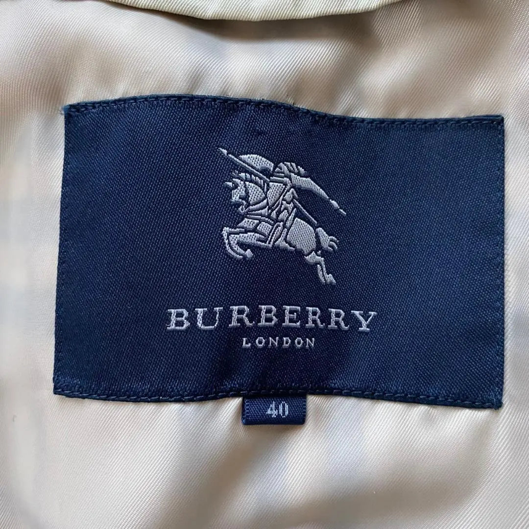 Burberry London trench coat with liner beige L Nova check