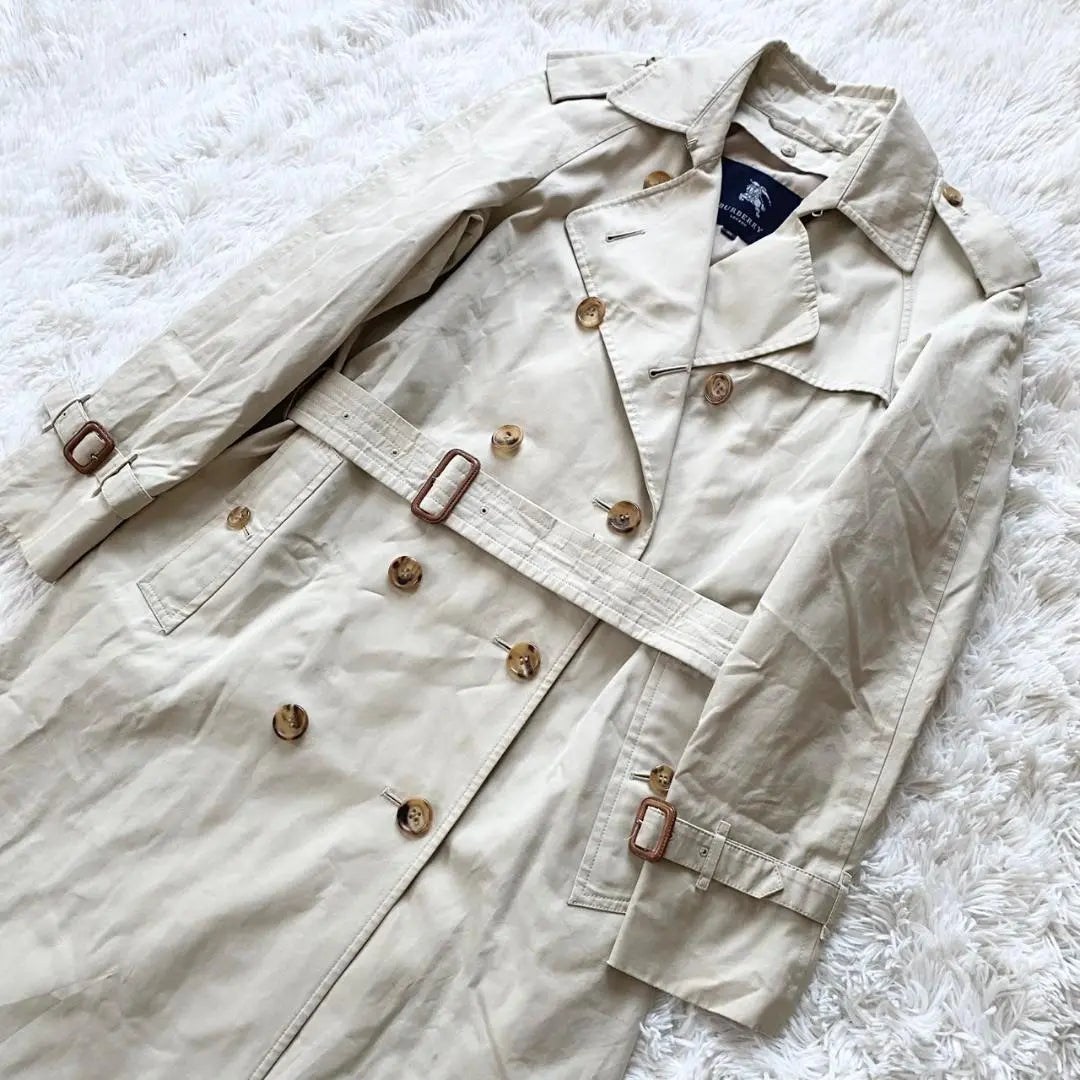 Burberry London trench coat with liner beige L Nova check