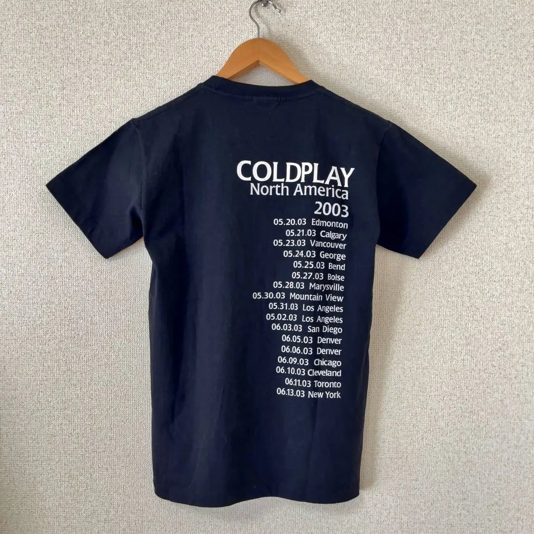 COLDPLAY TOUR Band T-shirt 2000s UK Rock Grammy Awards