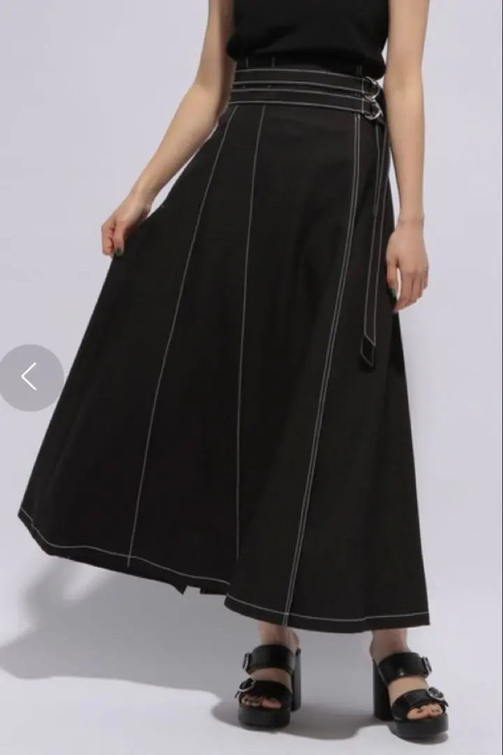 HARE Double Belt Stitch Skirt