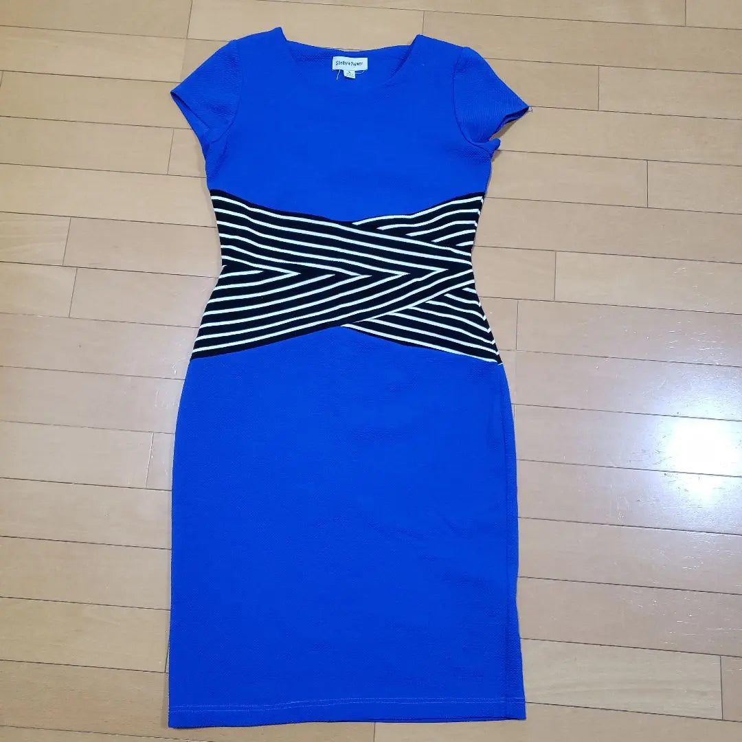 Vestido para mujer, azul, esposas, ajustado, ropa de competición, bonkyubon