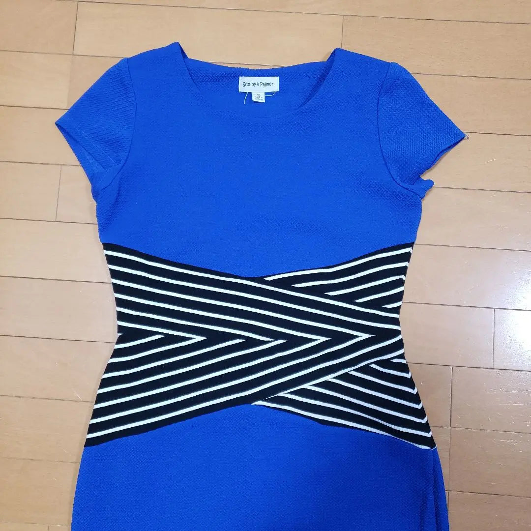 Vestido para mujer, azul, esposas, ajustado, ropa de competición, bonkyubon