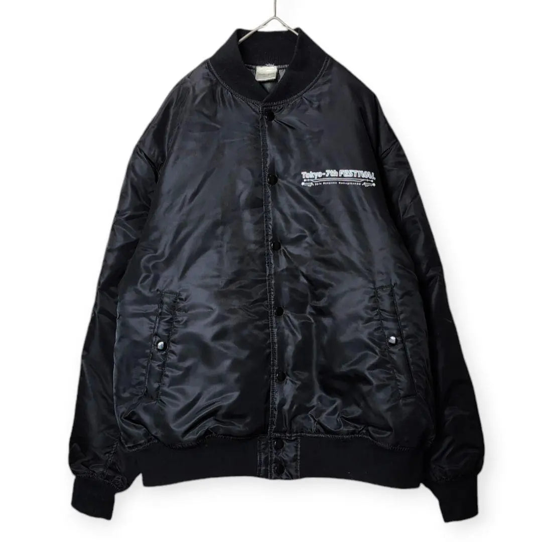 [Nanasis] Chaqueta de estadio Tokyo 7th FESTIVAL para hombre, talla M, muy bonita