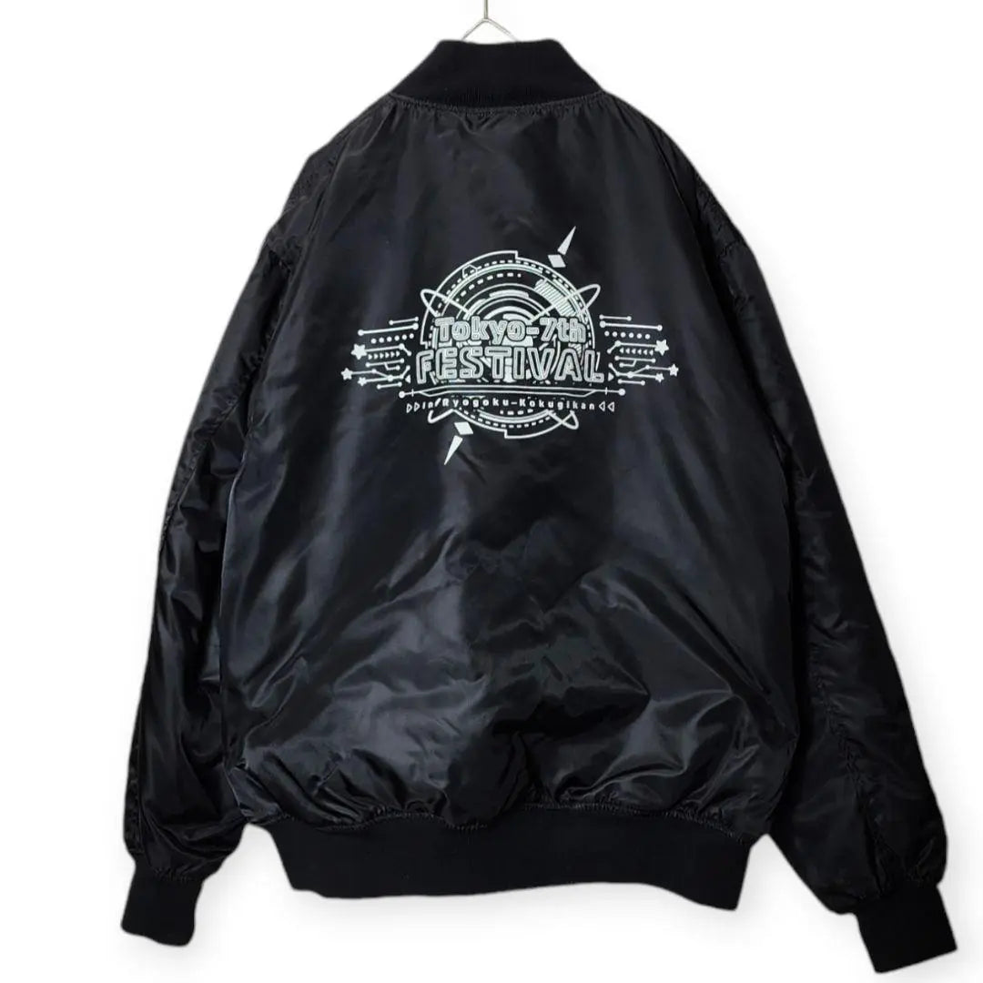 [Nanasis] Chaqueta de estadio Tokyo 7th FESTIVAL para hombre, talla M, muy bonita