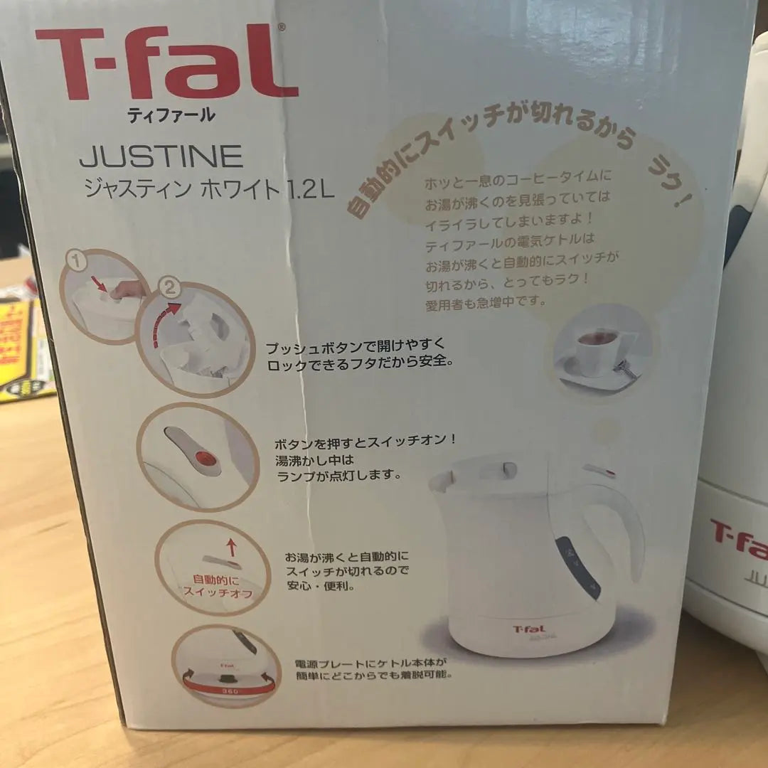 T-fal JUSTINE Electric Kettle 1.2L White twice