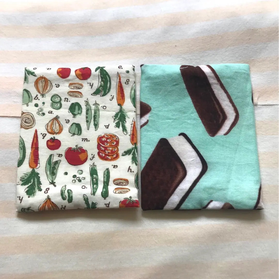 Pocket tissue case, regular size, X74, vegetables & sweets