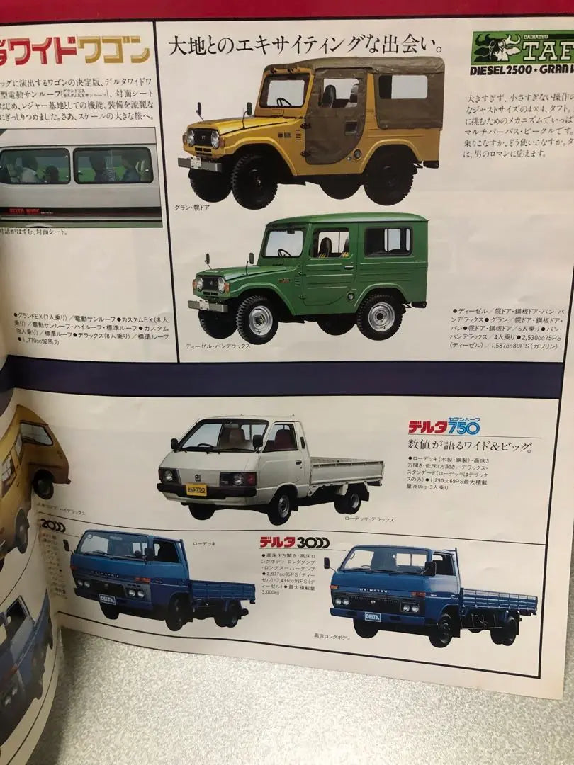 [Super Rare] DAIHATSU Catalog 80's