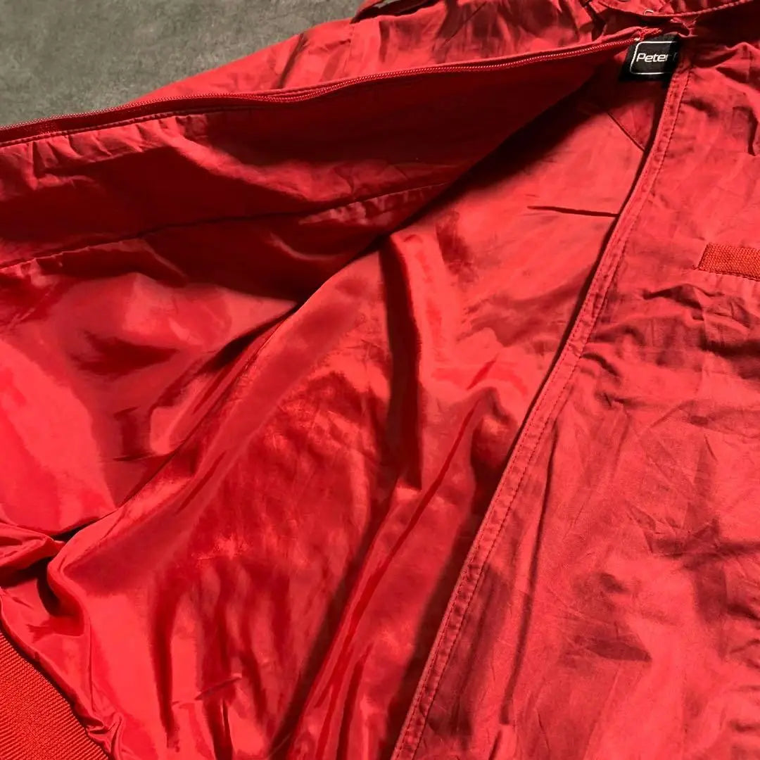 [Vintage] Zip-up jacket, red, belt, used clothing, used6AS2 | 【ヴィンテージ】ジップアップジャケット　赤　ベルト　古着used6AS2