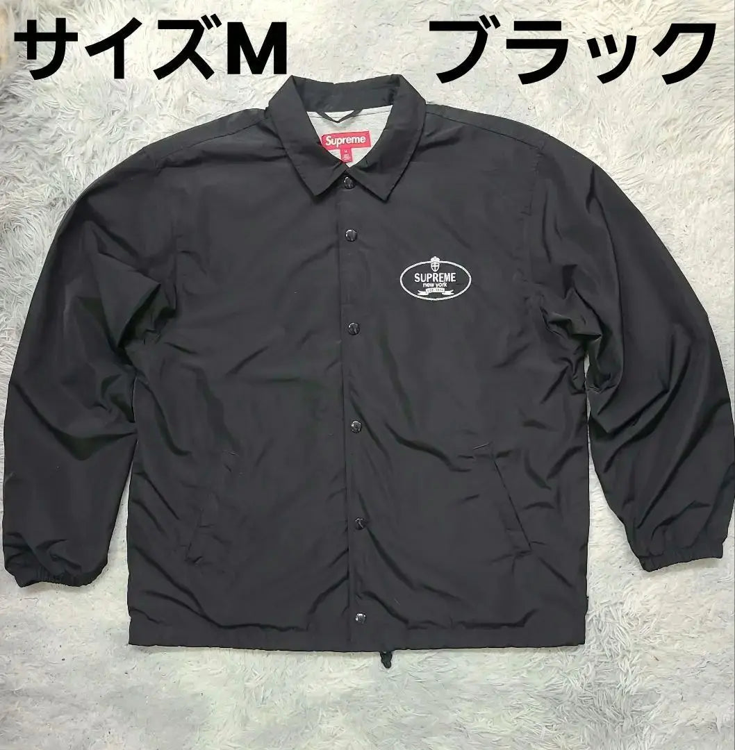 Supreme 24aw Crest Coaches Jacket Black