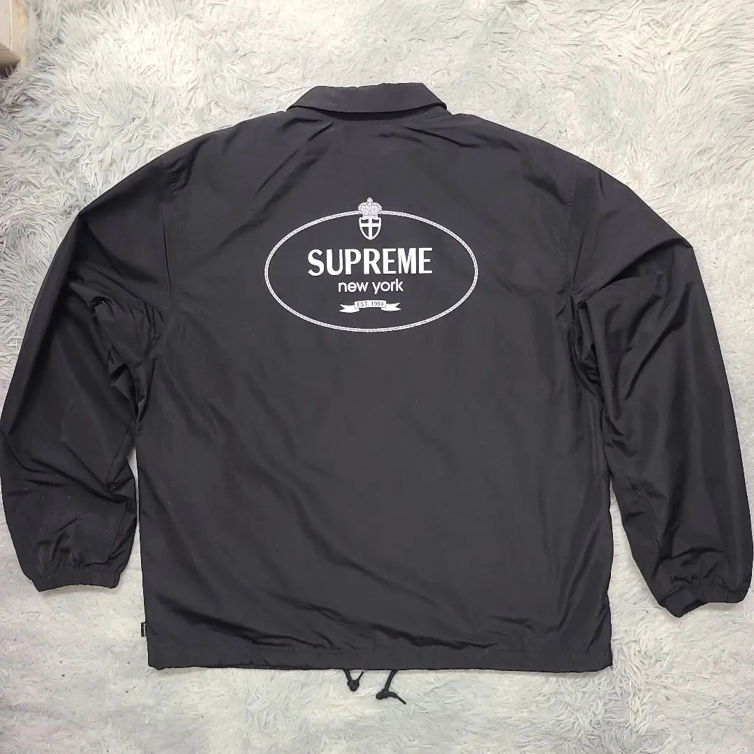 Supreme 24aw Crest Coaches Jacket Black