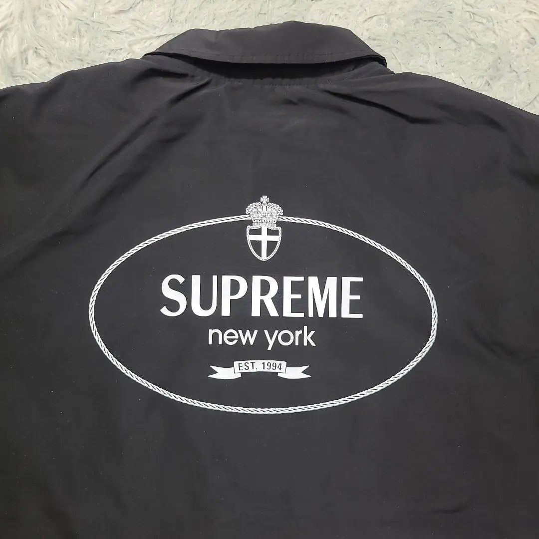 Supreme 24aw Crest Coaches Jacket Black