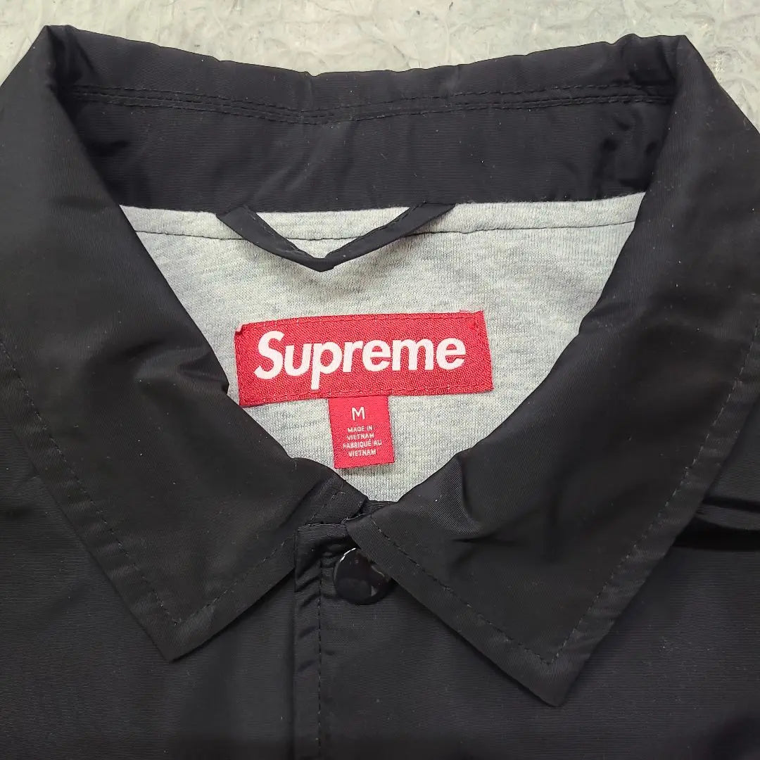 Supreme 24aw Crest Coaches Jacket Black