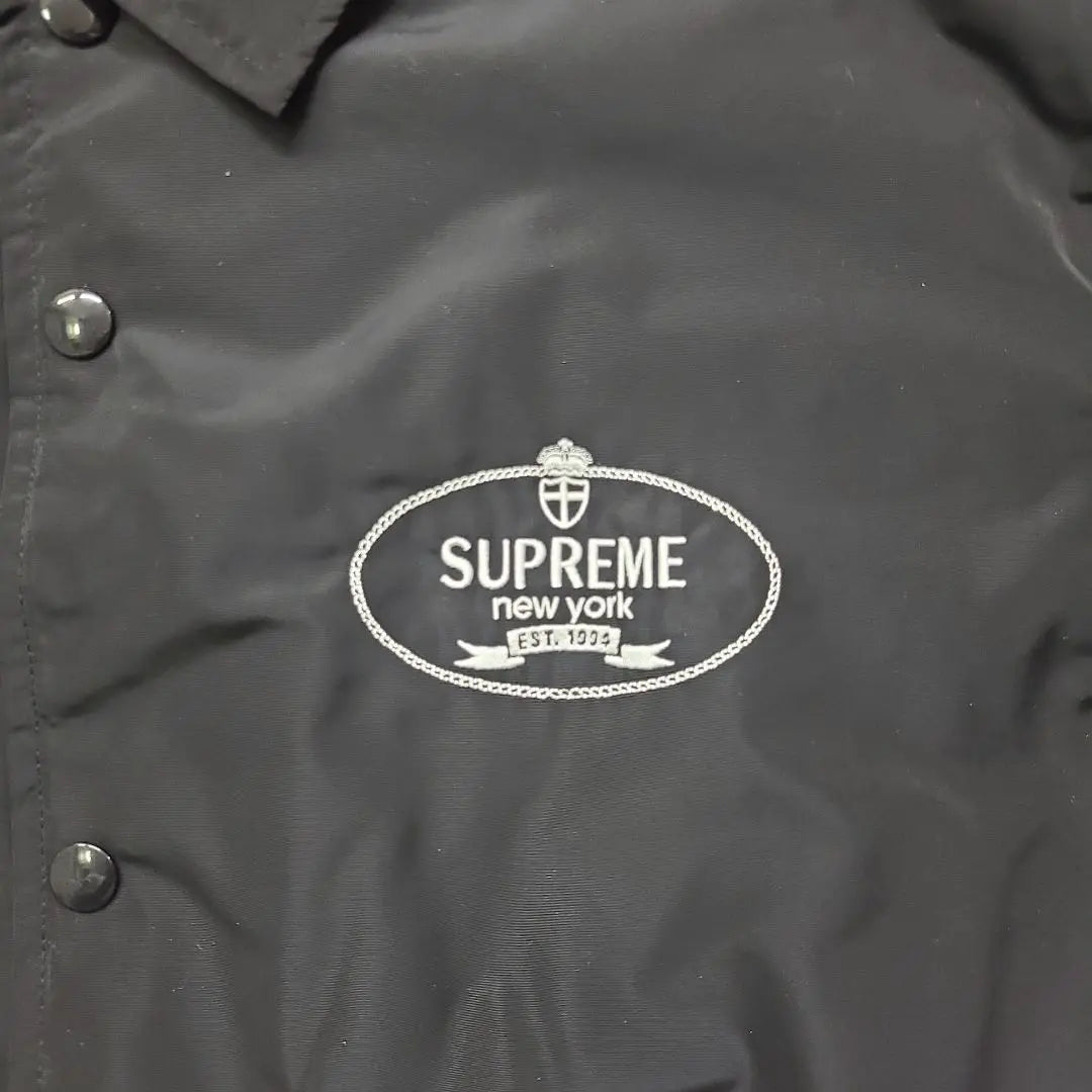 Supreme 24aw Crest Coaches Jacket Black