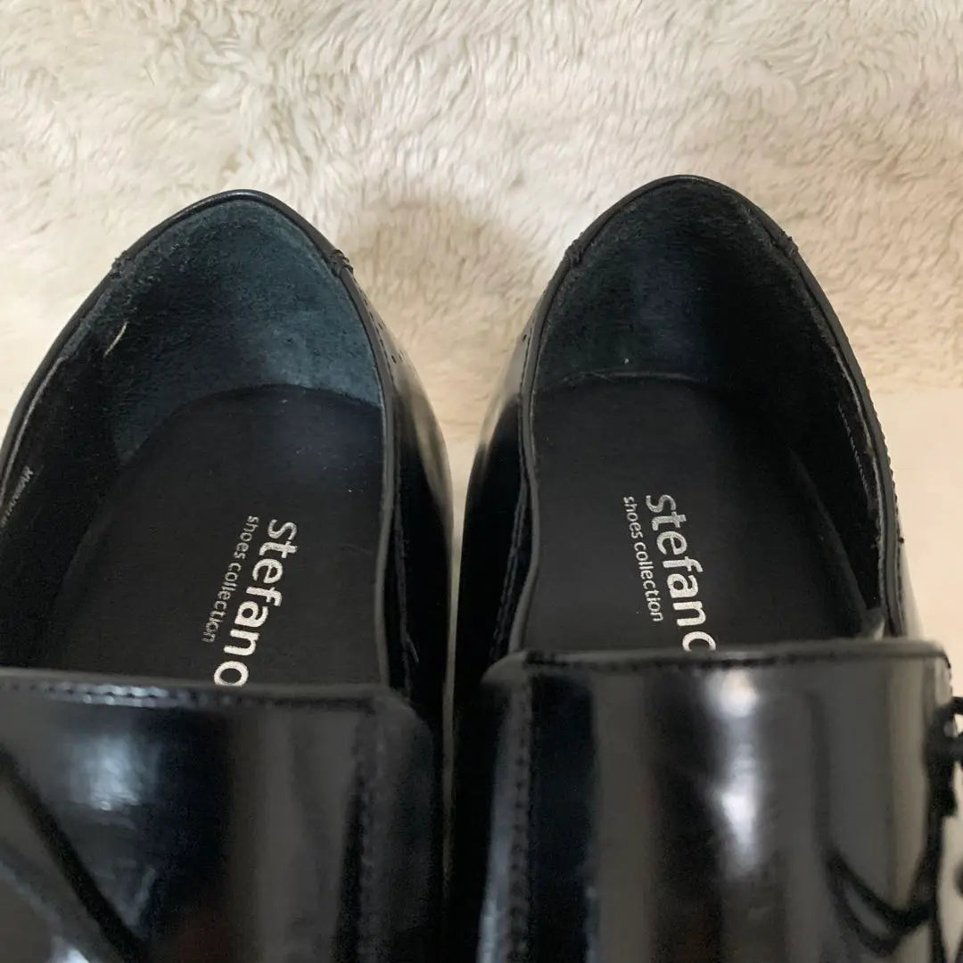 stefanorossi leather shoes black 26