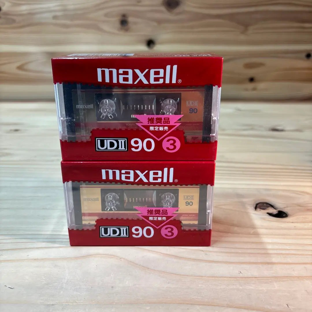 maxell Cassette Tape High Positive UD II 90 Minutes Limited Sale Item 6 Pieces New