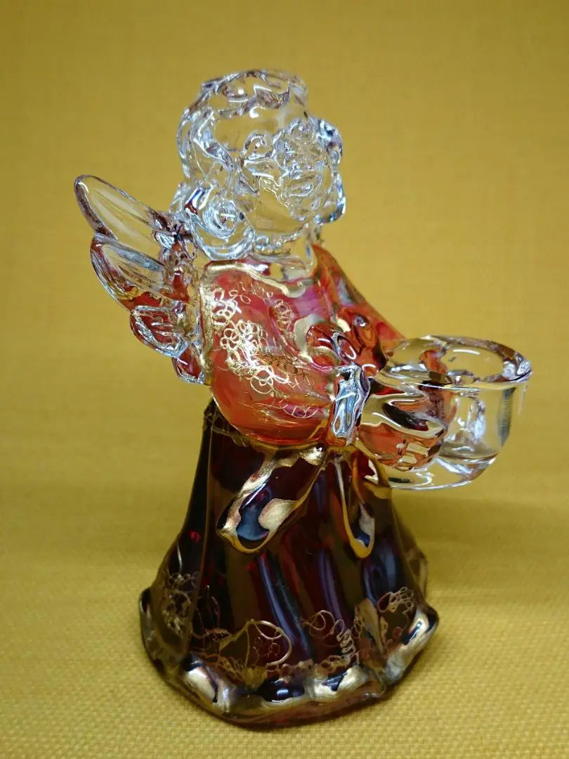 [Good condition] Doll Angel Murano Glass Ornament Interior Crafts Artwork A3151