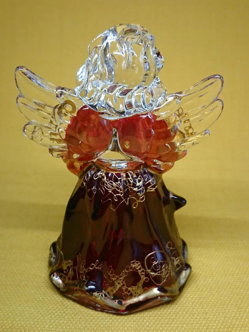 [Good condition] Doll Angel Murano Glass Ornament Interior Crafts Artwork A3151