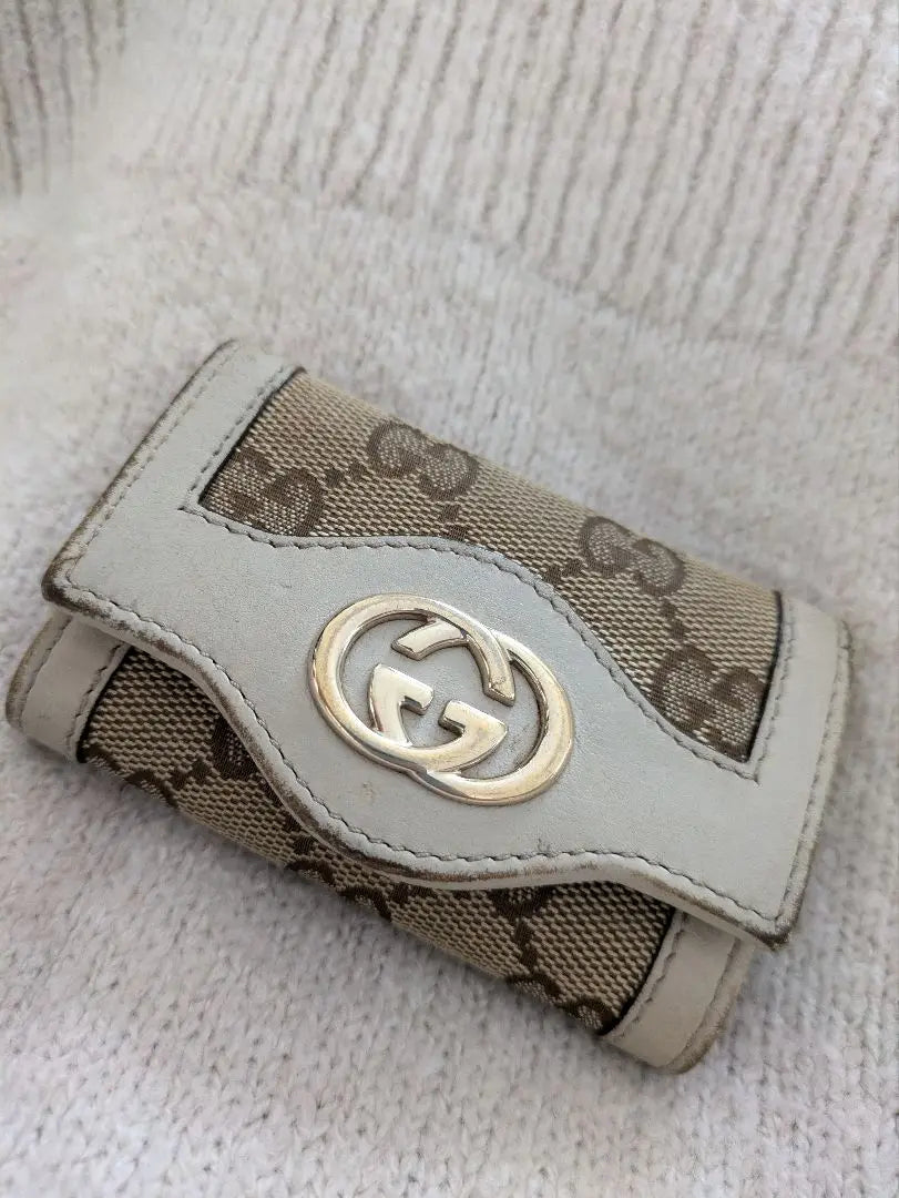 Estuche para llaves Gucci 238432-1147 Blanco