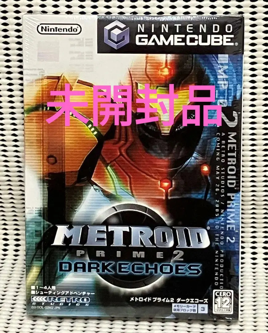 ★Unopened item★GC Metroid Prime 2 Dark Echoes