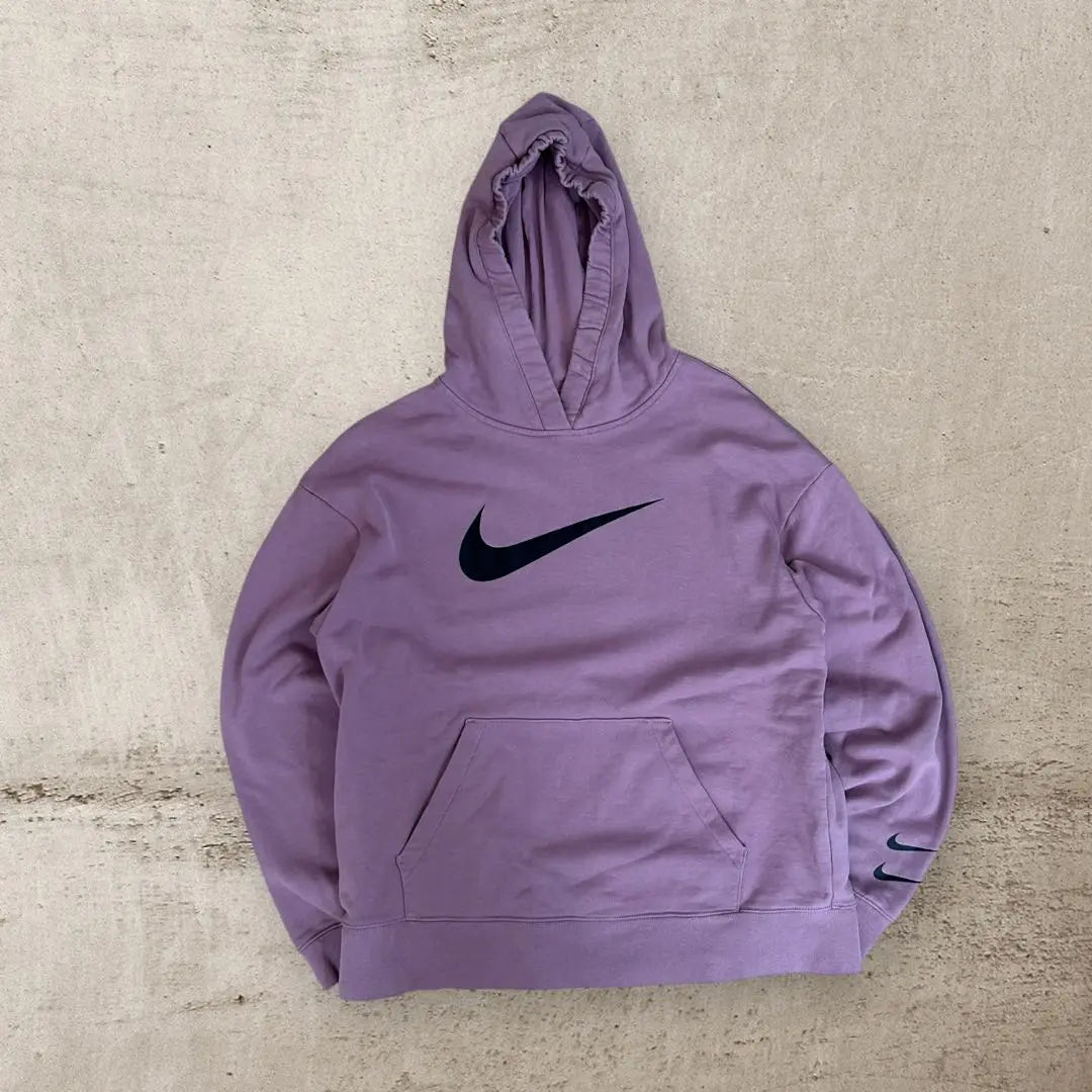 [Nike] Big Swush Logos Wet Parker Foody Purple Purple Yuru Dadbo