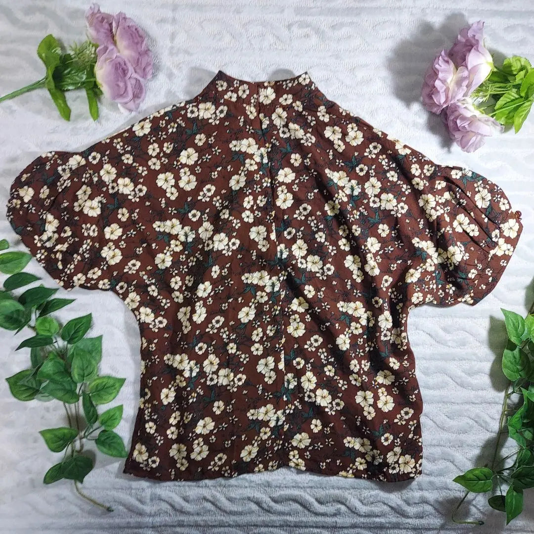 [Spins] SPINNS/Tops/Cut and sew/T-shirt/Women/Flower pattern