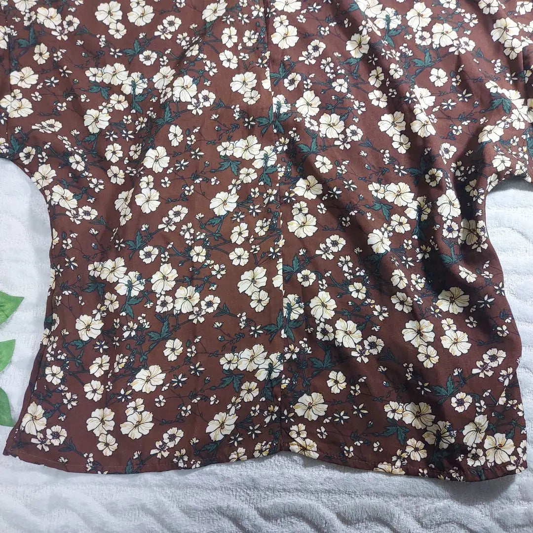 [Spins] SPINNS/Tops/Cut and sew/T-shirt/Women/Flower pattern