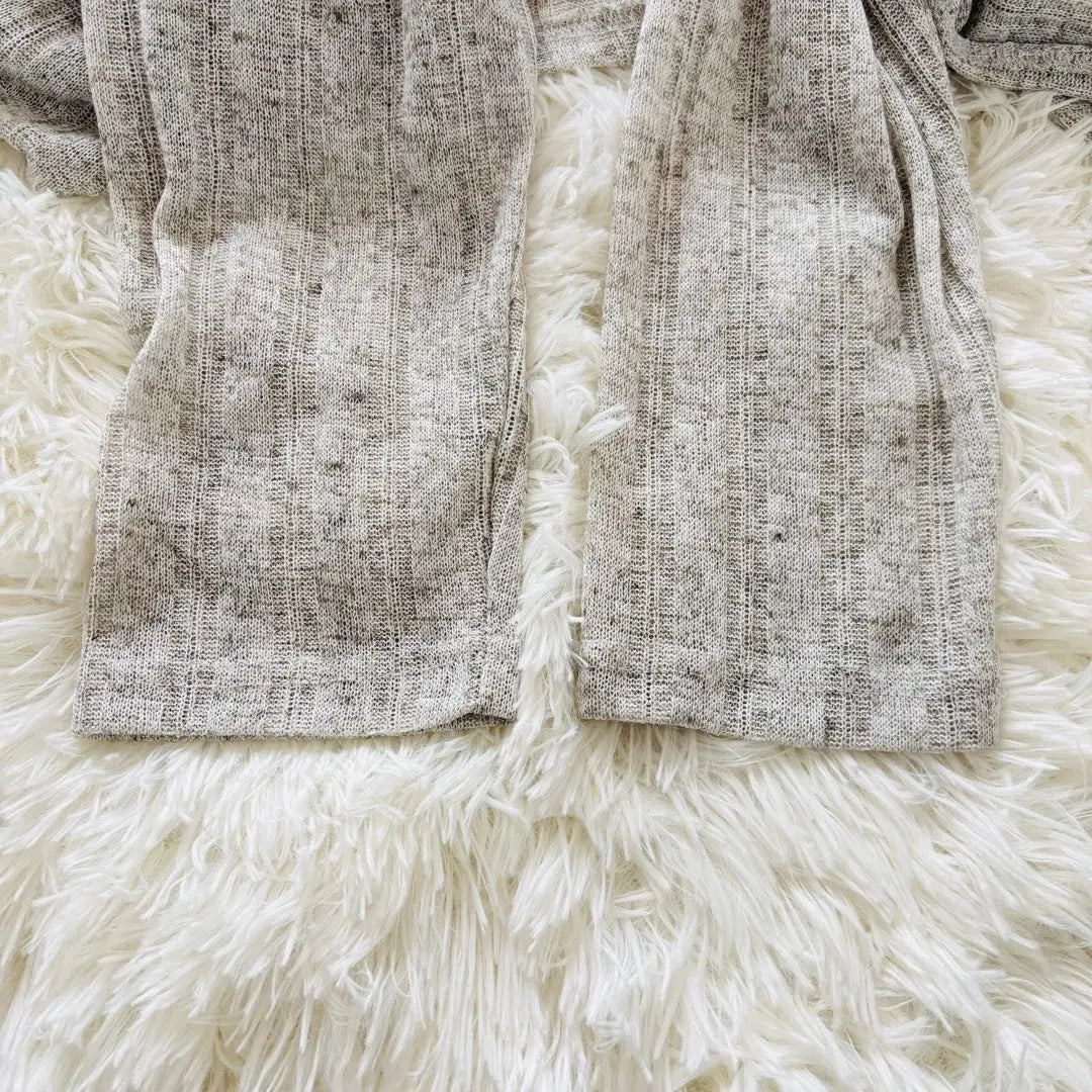 5317 Cutie Blonde Light Knit Cardigan Buttonless Rust Cute Cute | 5317 キューティーブロンド 薄手ニットカーディガン ボタンレス 無地 可愛い