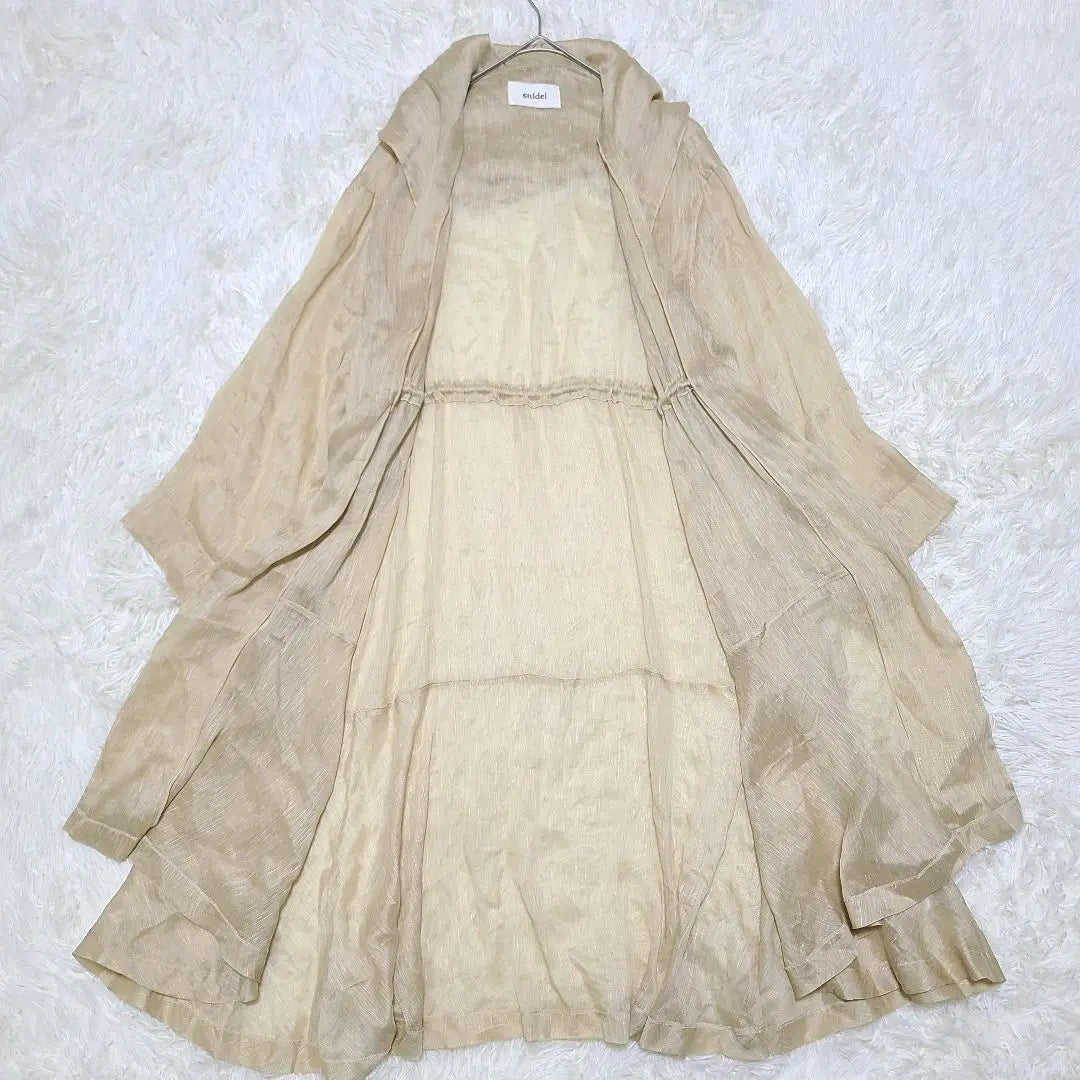 ✨️Extremely beautiful and rare✨️Current snidel linen silk gown hood free