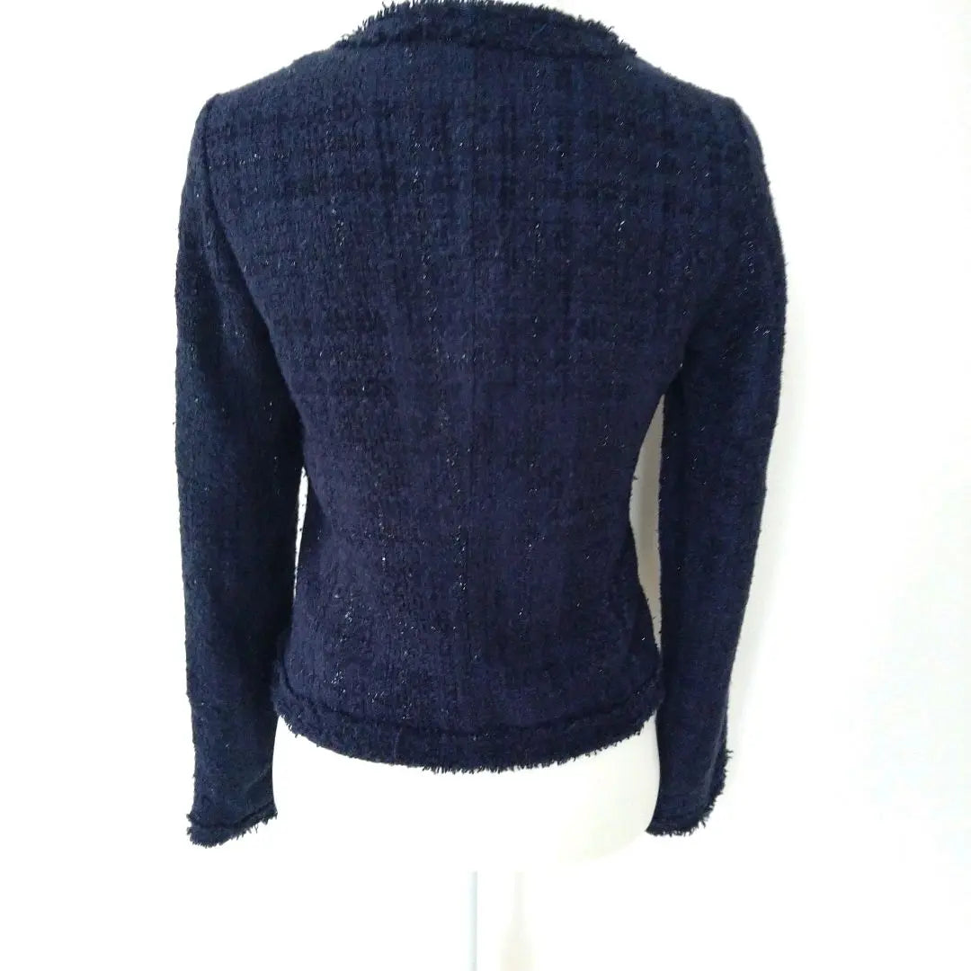 [Old clothes] Mercuryduo Tweed Jacket Free Navy