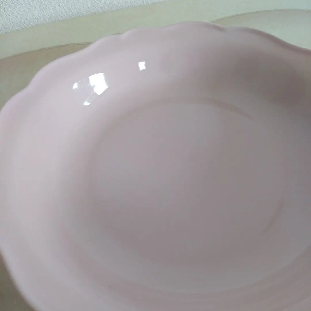 Francfranc Pink Plate Plate Tea bowl Bowl Set of 3