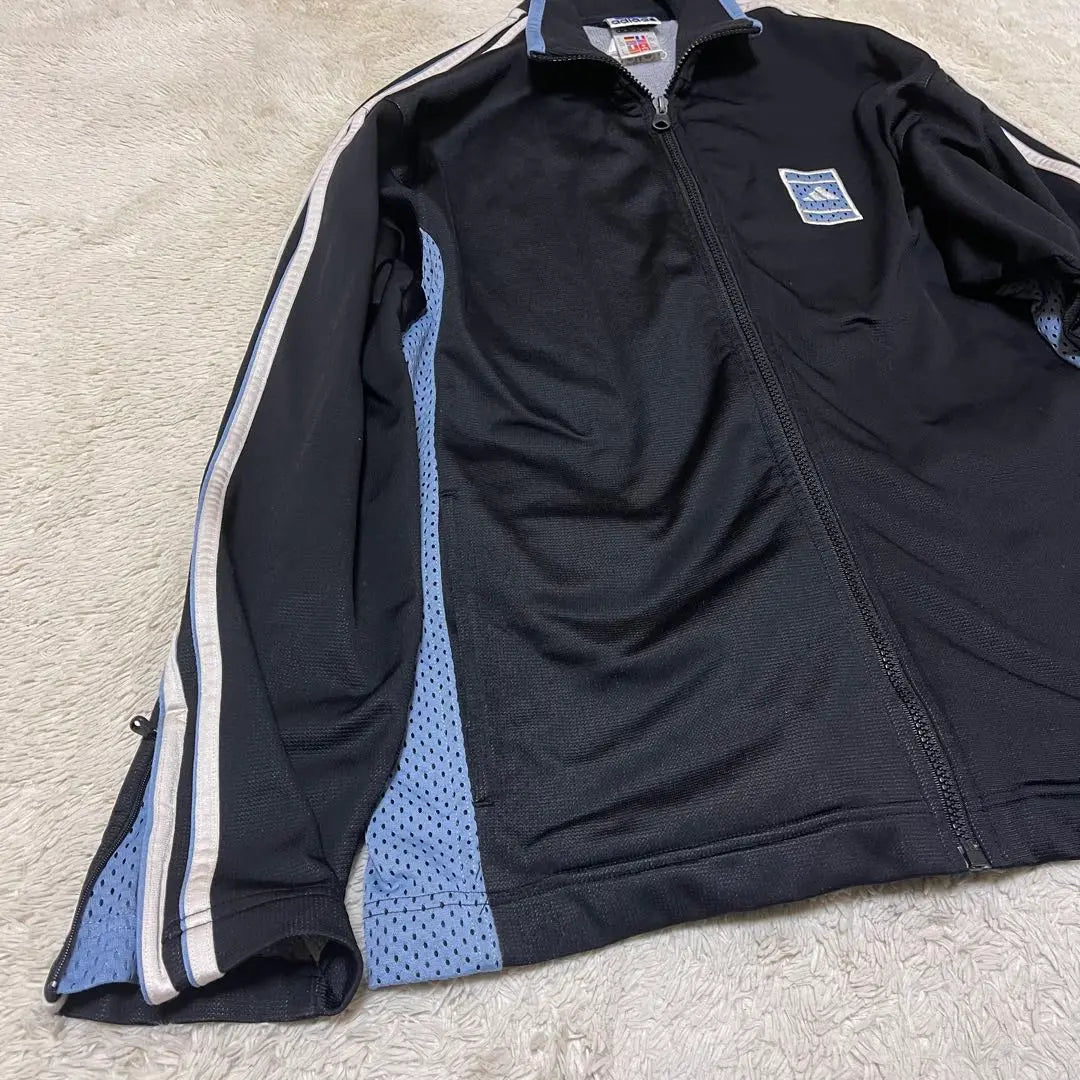 ● Adidas Adidas ● Chaqueta deportiva / camiseta vintage ● Etiqueta de bandera Mannokuni | adidas