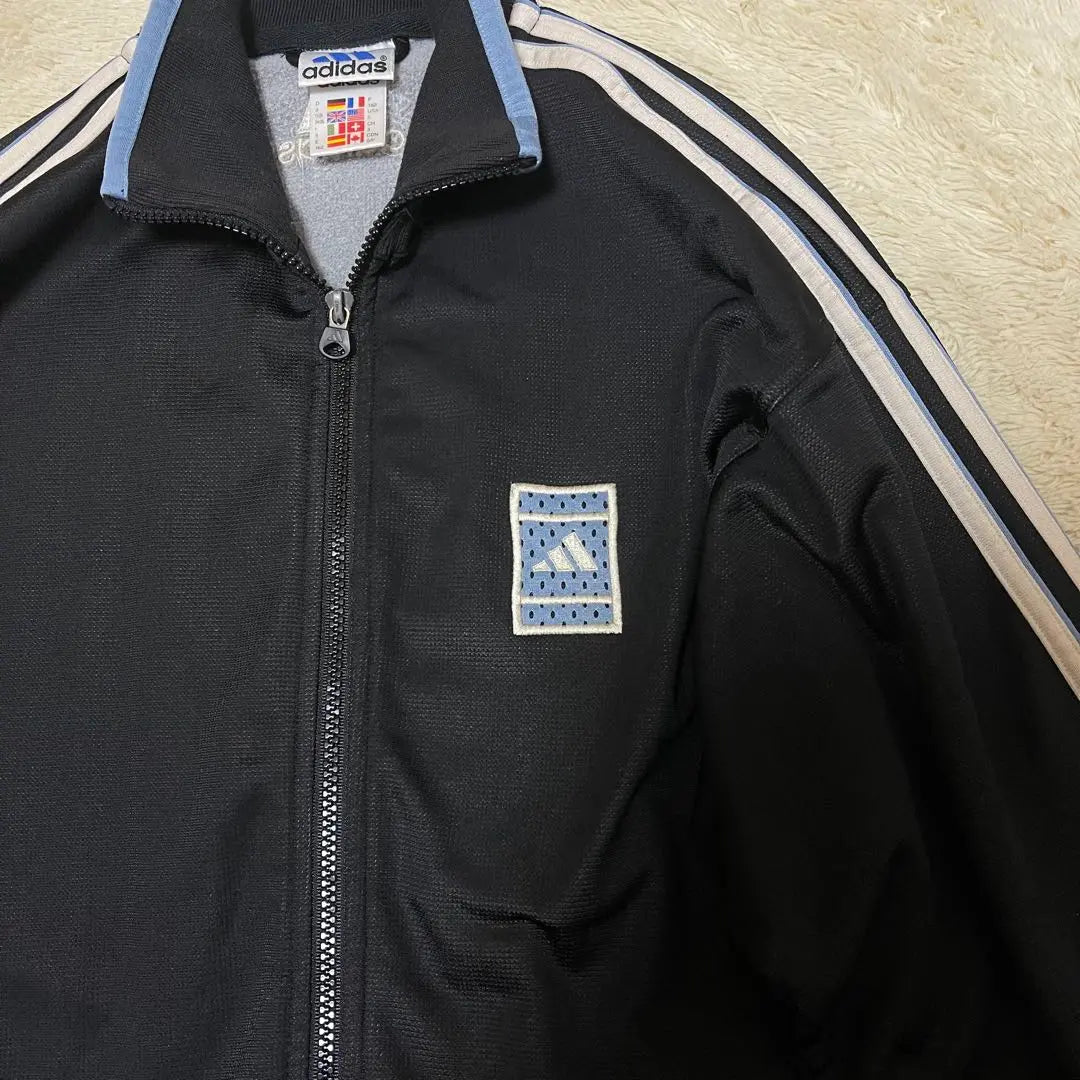 ● Adidas Adidas ● Chaqueta deportiva / camiseta vintage ● Etiqueta de bandera Mannokuni | adidas