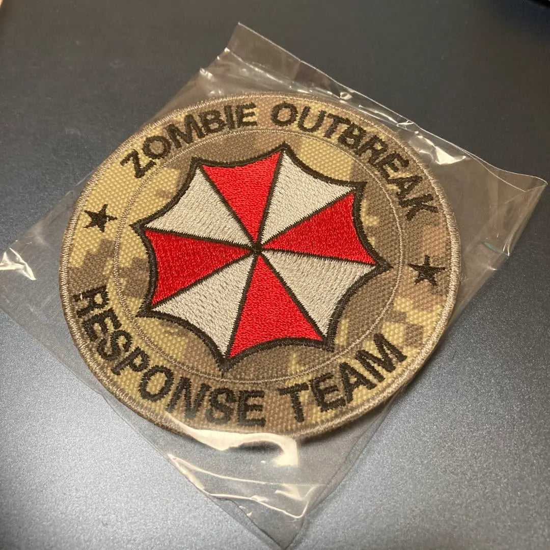 Survival Game Patch Resident Evil Embroidery Black Version C