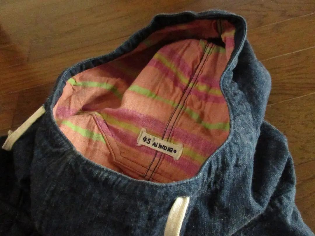 ★45rpm [45' AI INDIGO] Denim pullover jacket 5 made in Japan | ★45rpm【45' AI INDIGO】デニムプルオーバージャケット5日本製