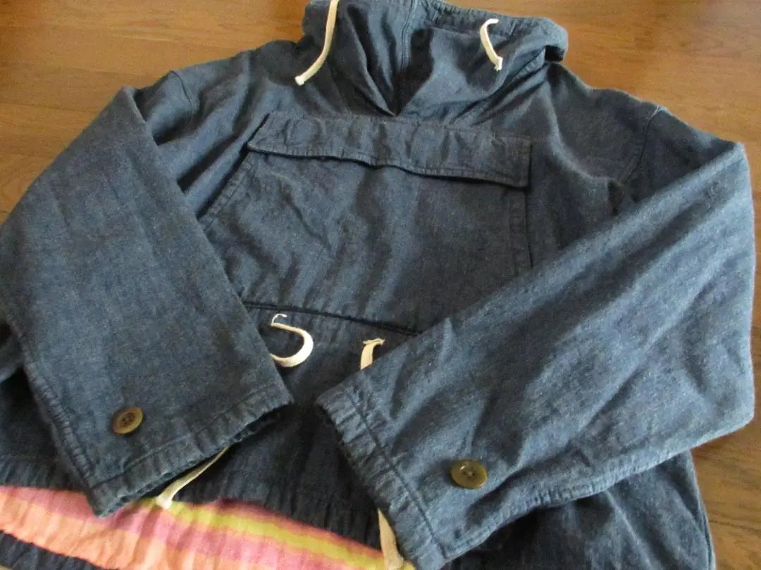 ★45rpm [45' AI INDIGO] Denim pullover jacket 5 made in Japan | ★45rpm【45' AI INDIGO】デニムプルオーバージャケット5日本製