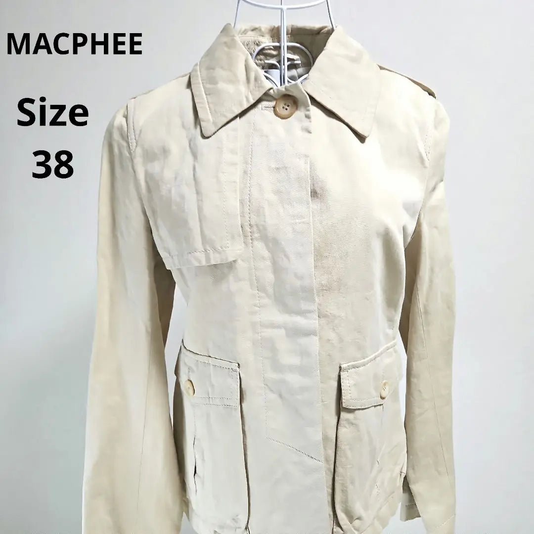 [Stylish ⭐MACPHEE] Beige pocket jacket size 38