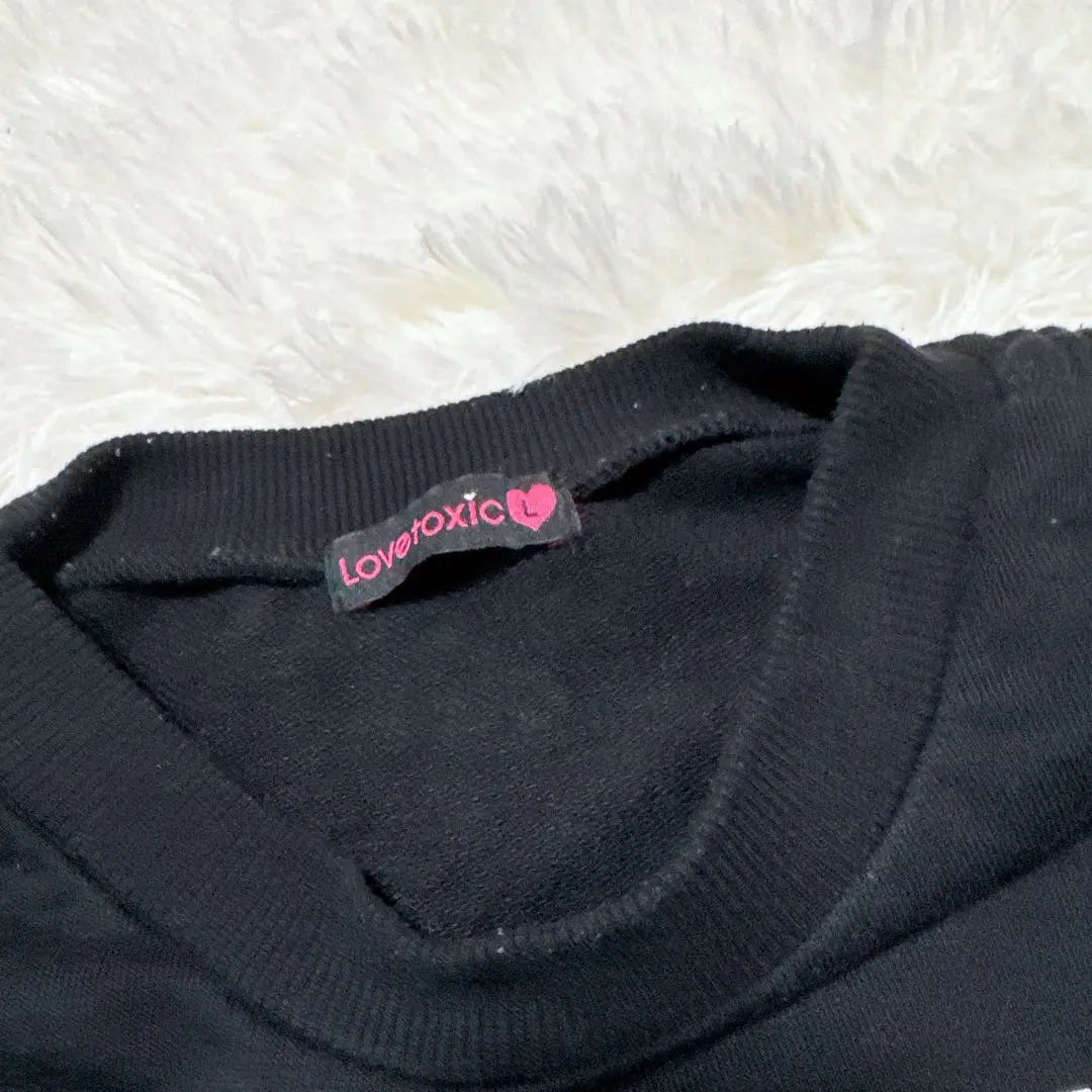 Love Toxic Fleece Trainer 160L Sweatshirt Black