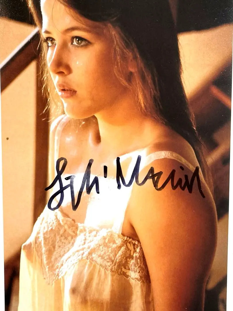 Sophie Marceau...A huge photo with autograph...